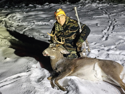 Deer Hunting On Winter In Maine!